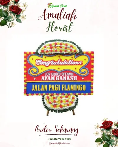 Bunga Papan Congratulation di Wulunggunung